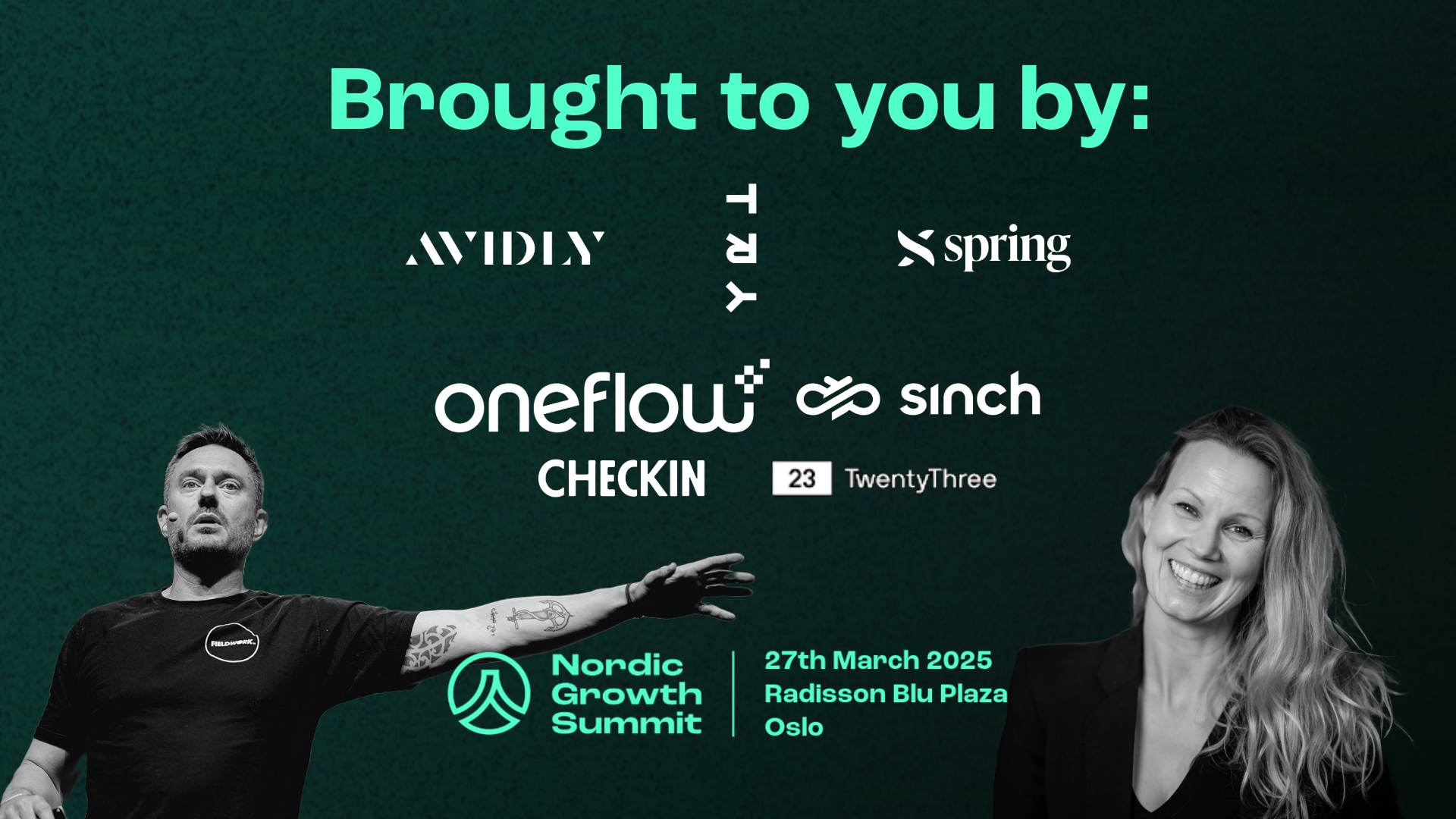 Thank you sponsors banner